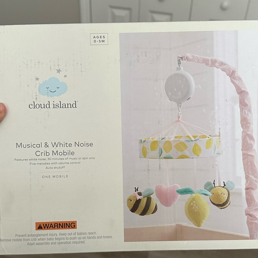 Bumble bee crib mobile